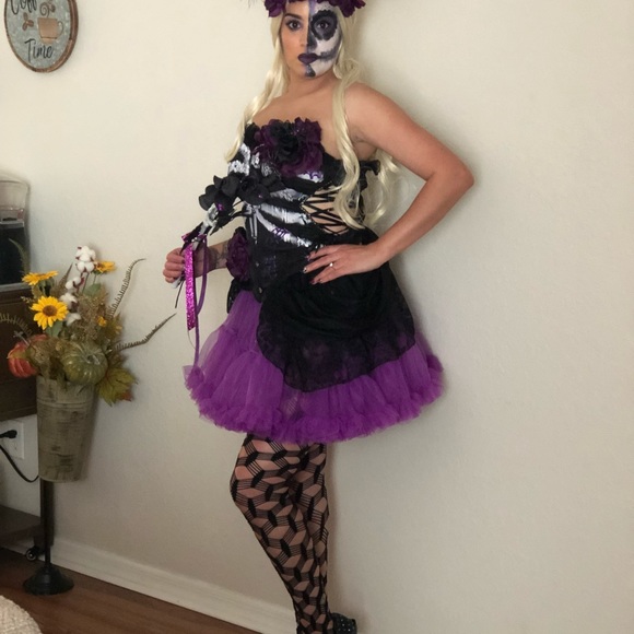 Homemade Day of the Dead 💀 costume & accessories - Picture 3 of 8